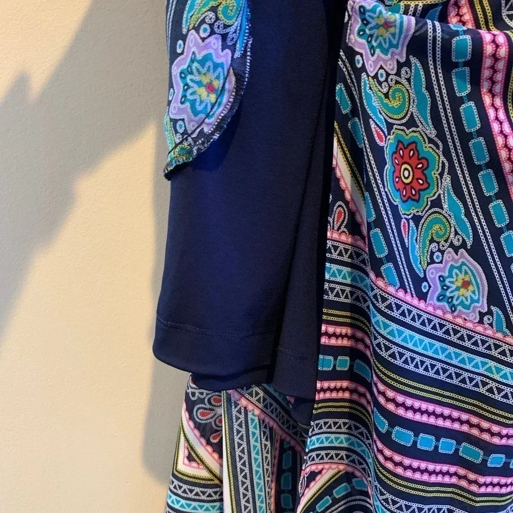 New York & Company Open Back Split Front with Shorts Underneath Small Maxi Dress - Picture 4 of 7